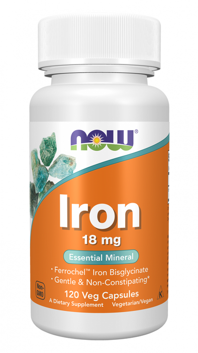 NOW Iron Bisglycinate 18mg 120 cap
