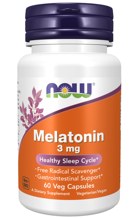 NOW Melatonin 3mg 60 caps