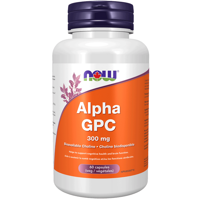 NOW Alpha GPC 300mg 60 Caps
