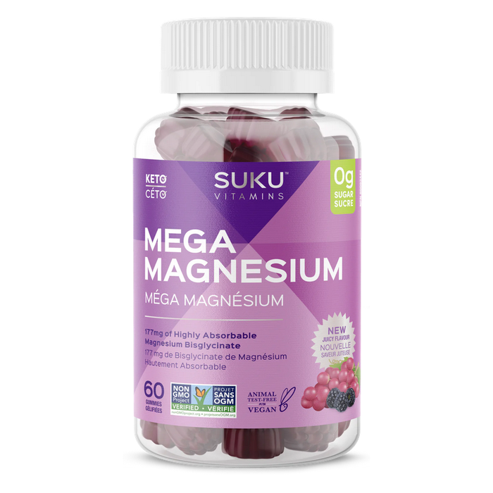 SUKU Vitamins Mega Magnesium 60 Gummies