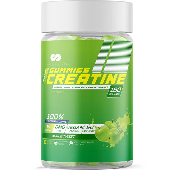 Limitless Pharma Creatine Gummies 180 Count