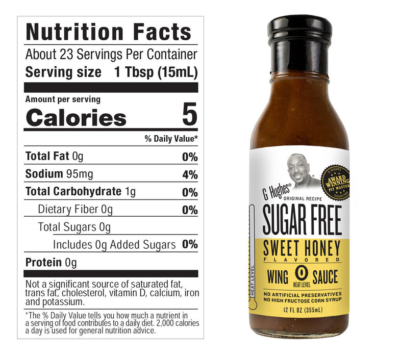 G Hughes Sugar Free Wing Sauce 355mL