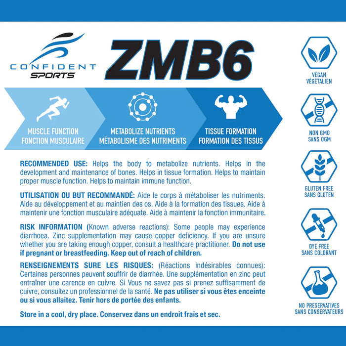 Confident ZMB6 240 Caps