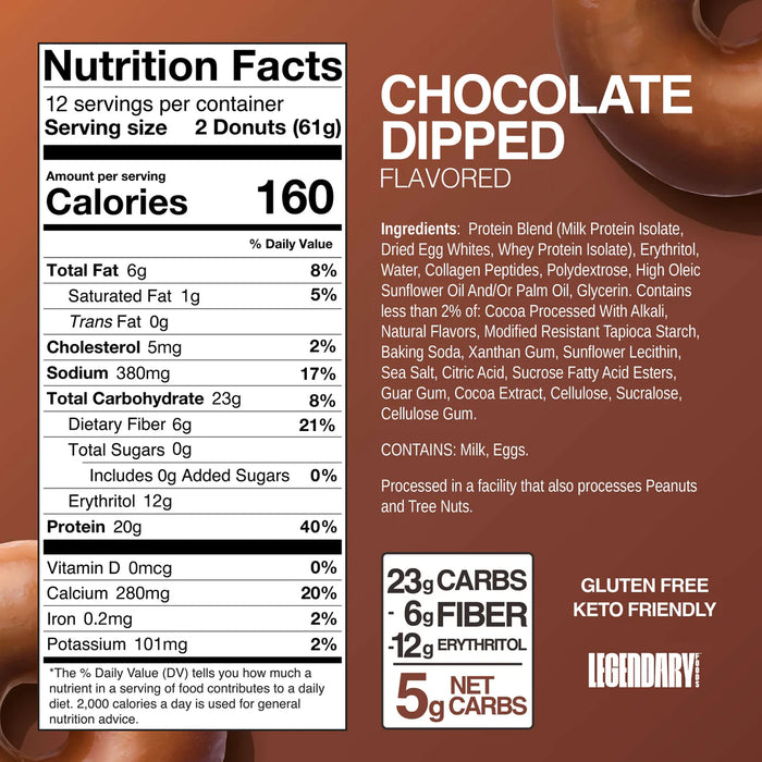 Legendary Foods Protein Donut Single