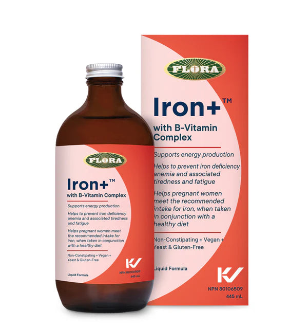 Flora Iron+w/B-Vitamin Complex 445mL