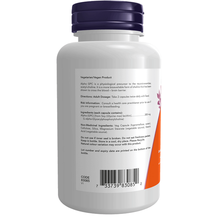 Type Zero Ultra Clean Alpha GPC Choline Supplement (600mg | 90 Capsules)  Soy Free, Non-GMO Nootropics Alpha GPC 600mg / 300mg; Alpha-GPC Brain  Memory