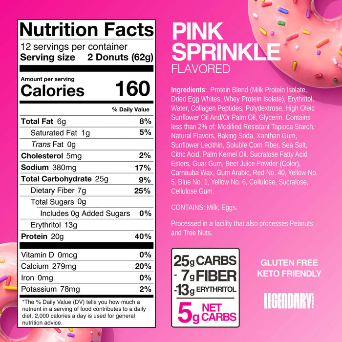 Legendary Foods Protein Donut Single