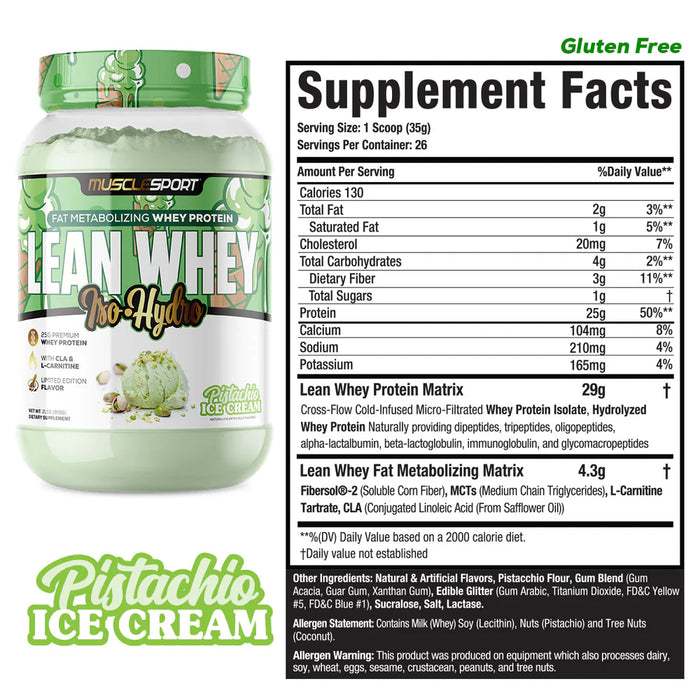 Muscle Sport Lean Whey 2lb