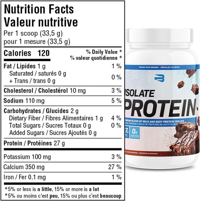 Believe Supplements Milk + Beef Isolate 1.76lb