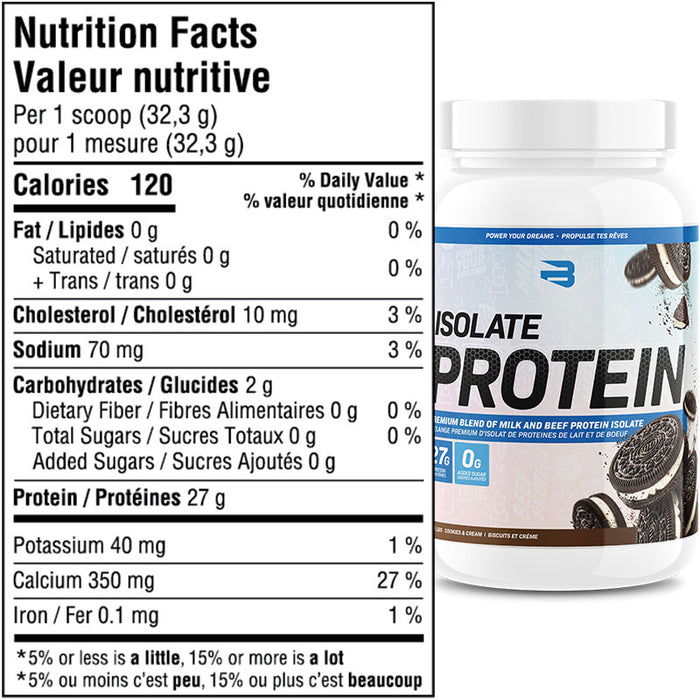 Believe Supplements Milk + Beef Isolate 1.76lb