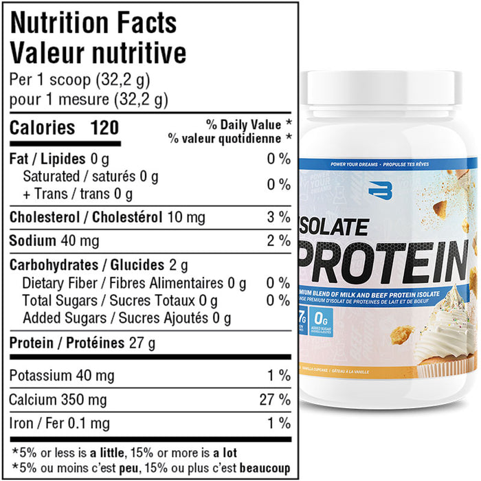 Believe Supplements Milk + Beef Isolate 1.76lb