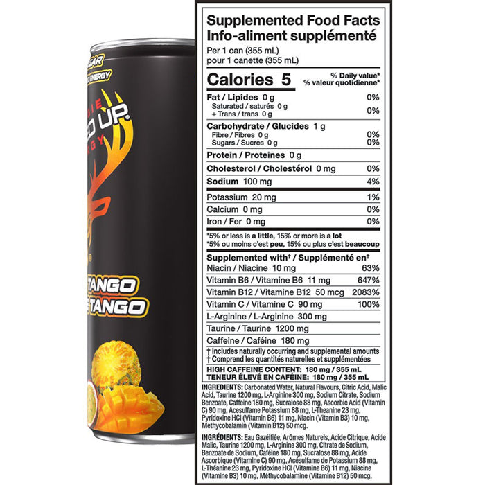 Bucked Up Energy Drink Case of 12