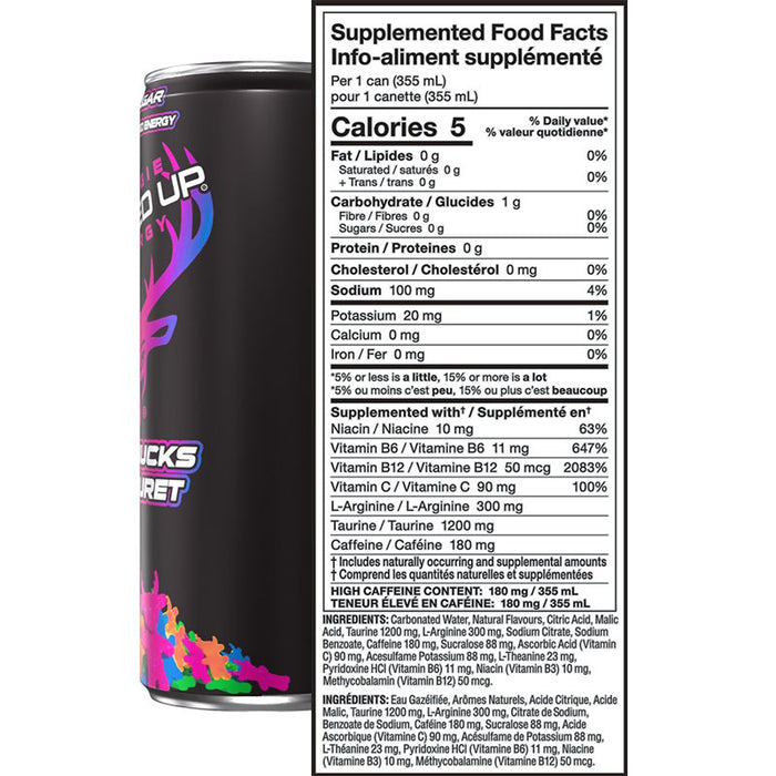 Bucked Up Energy Drink Case of 12
