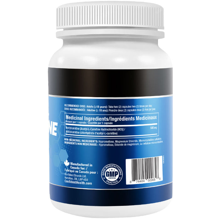 Confident Acetyl-L-Carnitine 60 Caps