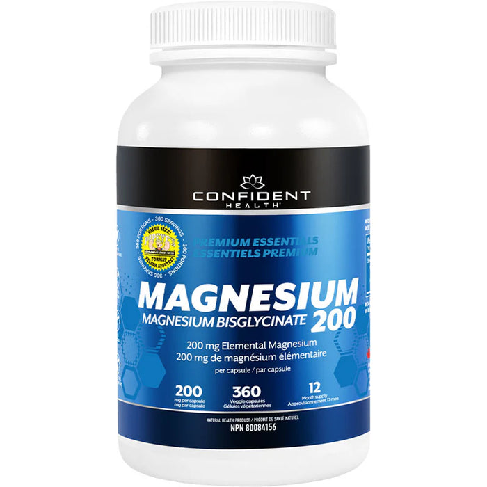 Confident Sports Magnesium Bisglycinate 240 Caps