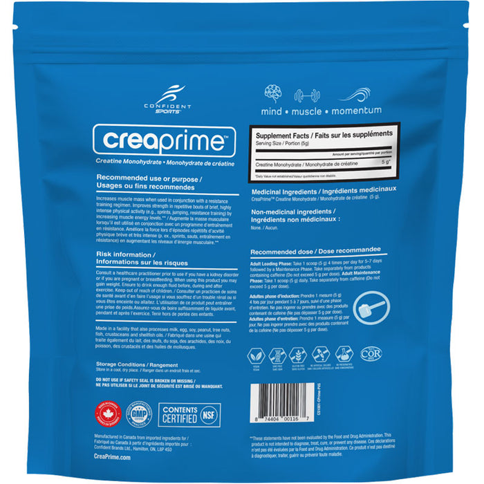 Confident Sports Creaprime Creatine Monohydrate 2kg