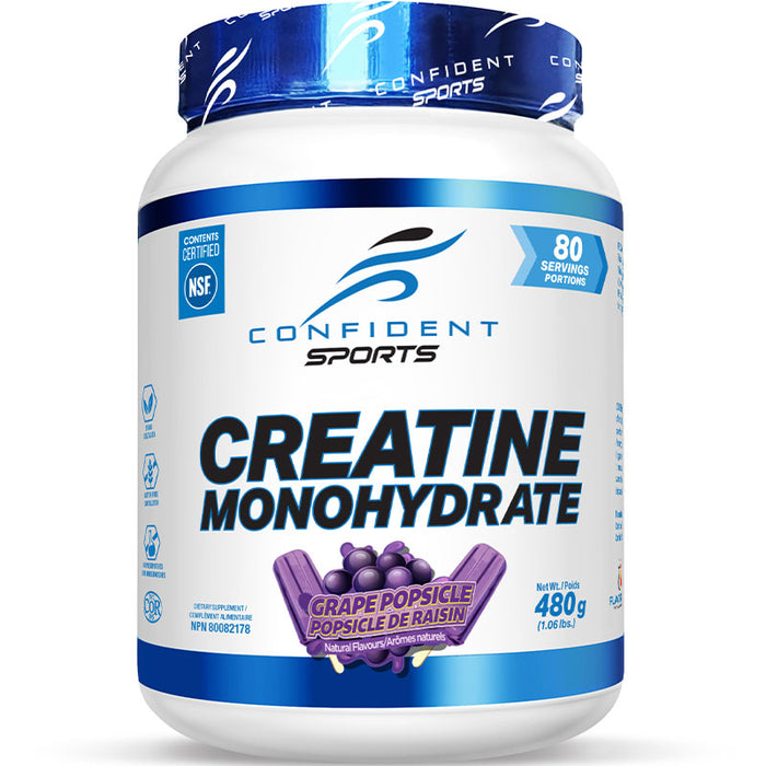 Confident Flavoured Creatine Monohydrate 480g