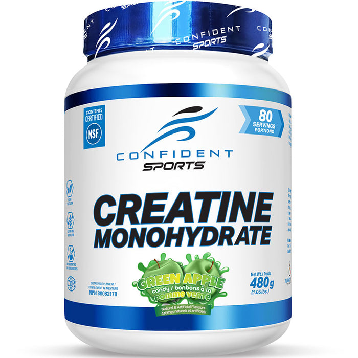 Confident Flavoured Creatine Monohydrate 480g