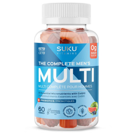 SUKU Vitamins The Complete Men's Multi 60 Gummies