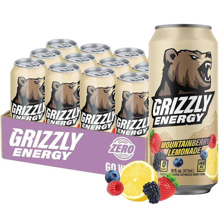 Grizzly Energy Drink Case of 12