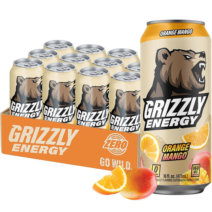 Grizzly Energy Drink Case of 12
