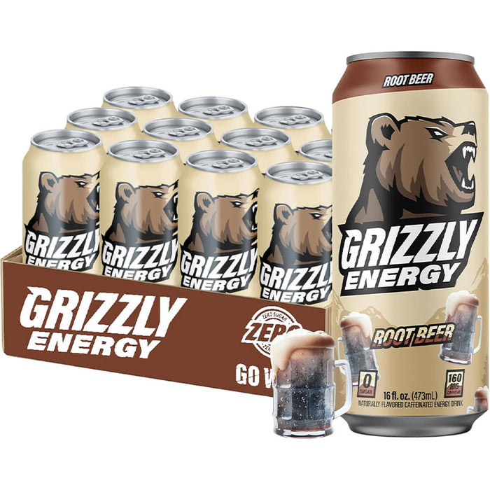 Grizzly Energy Drink Case of 12