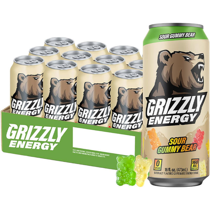 Grizzly Energy Drink Case of 12