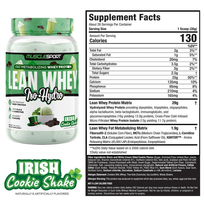 Muscle Sport Lean Whey 2lb