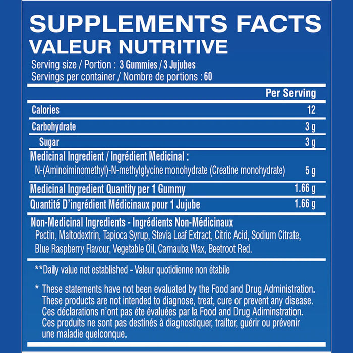 Limitless Pharma Creatine Gummies 180 Count