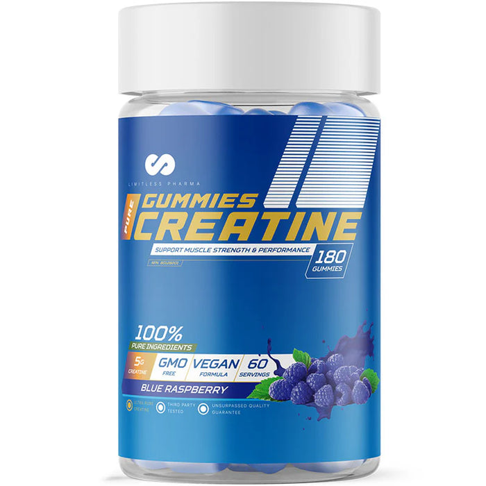 Limitless Pharma Creatine Gummies 180 Count