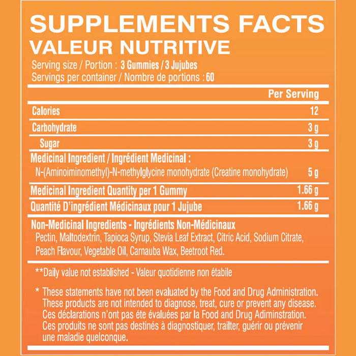 Limitless Pharma Creatine Gummies 180 Count