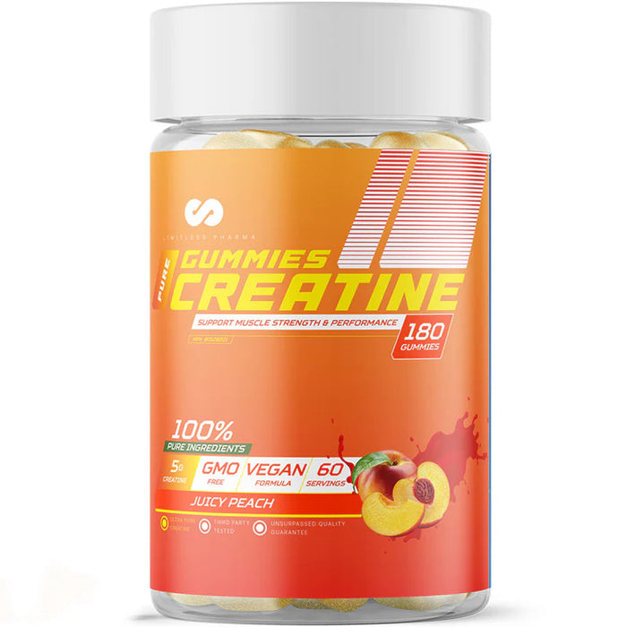 Limitless Pharma Creatine Gummies 180 Count