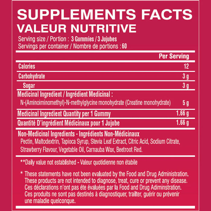 Limitless Pharma Creatine Gummies 180 Count