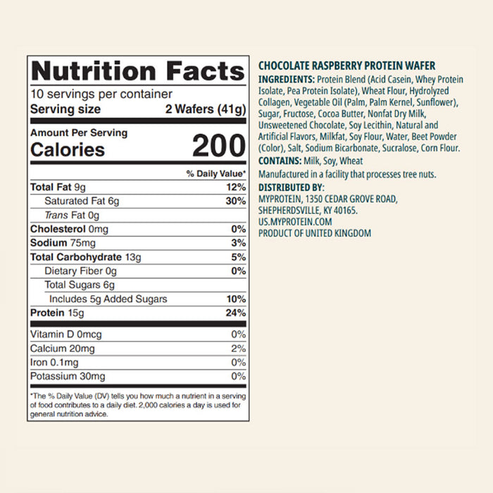 Myprotein Protein Wafer Box of 12