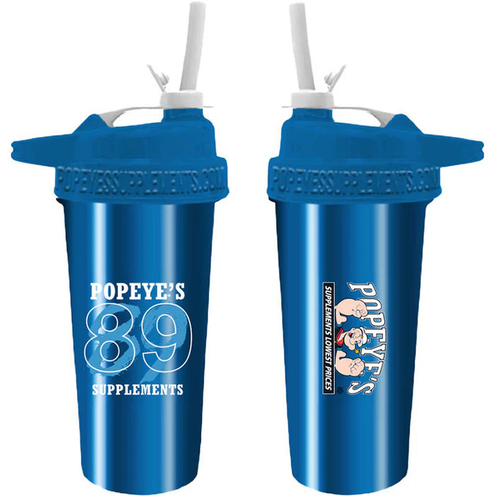 Popeye's Gear Stainless Steel Shaker Flip and Sip 89 Design
