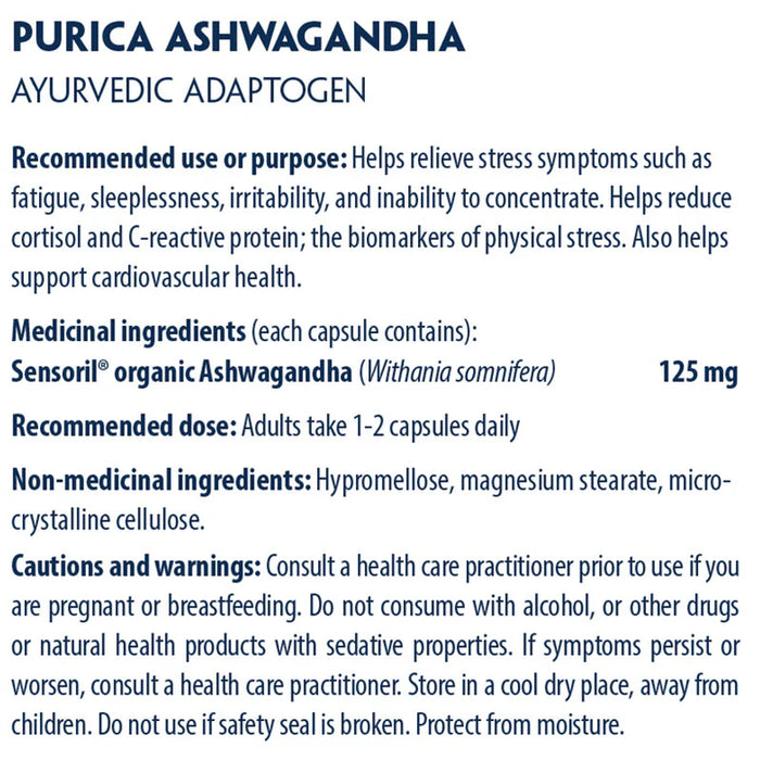 Purica Ashwagandha 144 caps