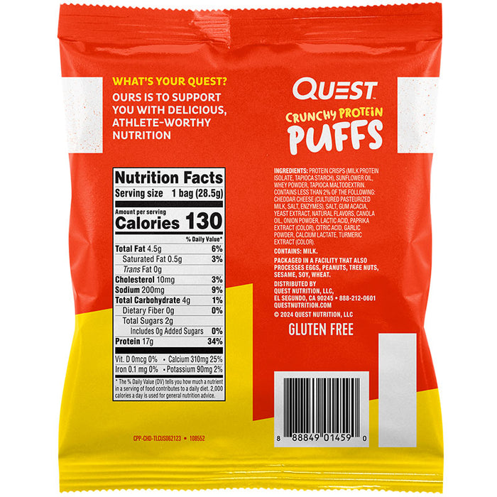 Quest Crunchy Protein Puff Box of 10