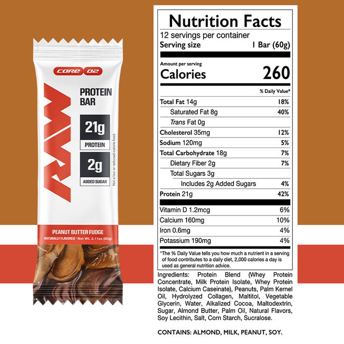 Raw Nutrition Protein Single Bar