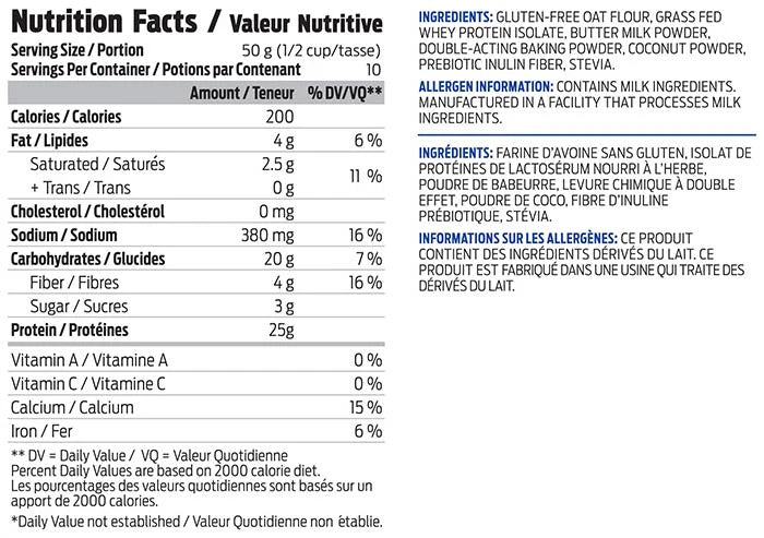 XP Labs Iso Pancake Mix 500g