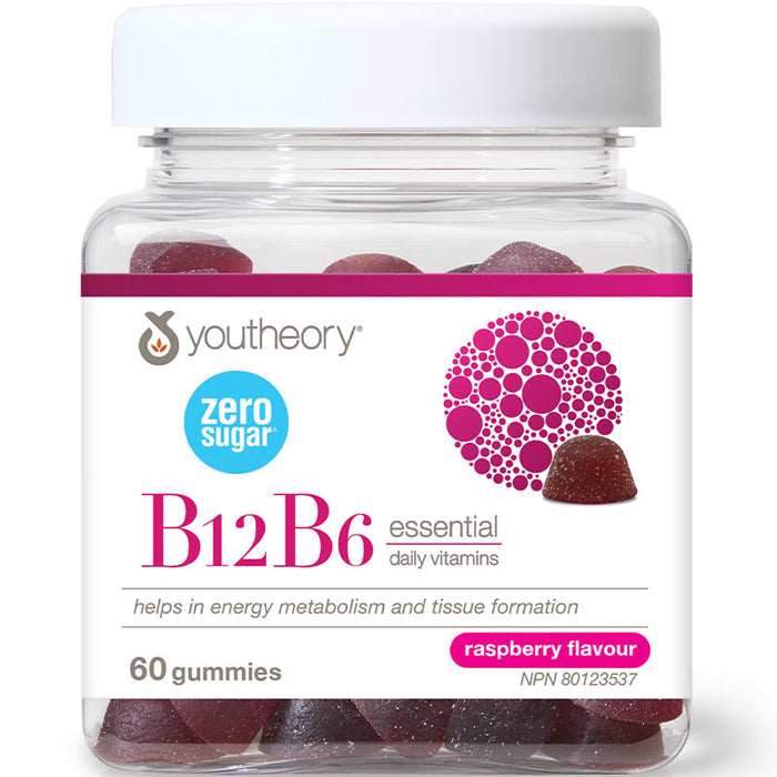 Youtheory b12/b6 Gummies 60 count