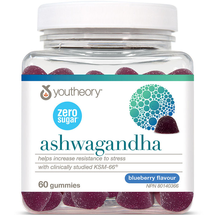 Youtheory Ashwaghanda Gummies 60 gummies