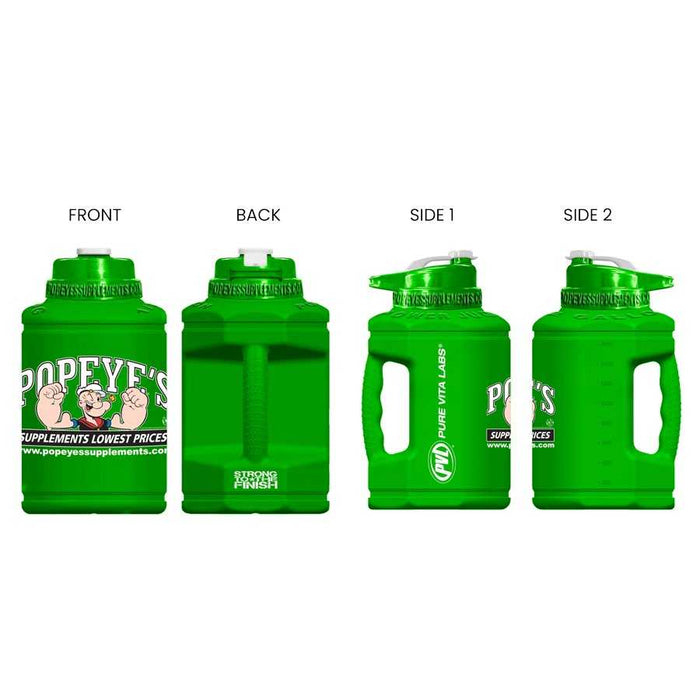 Popeye's Power Jug PVL Co Brand 1/2 Gallon