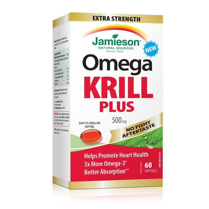 Jamieson Omega Complete Pure Super Krill 500mg 60 cap