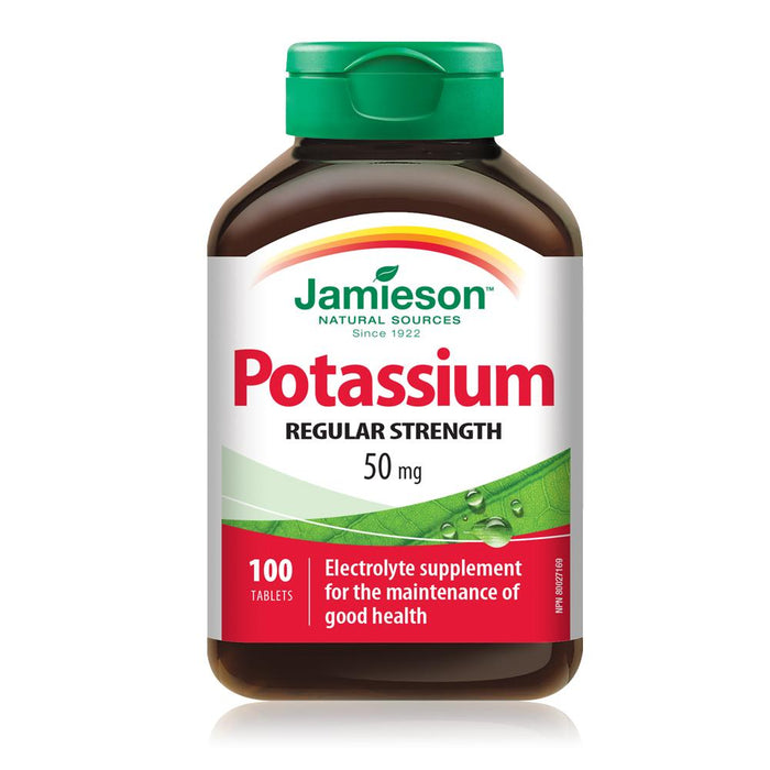 Jamieson Potassiium 50mg 100 Caps