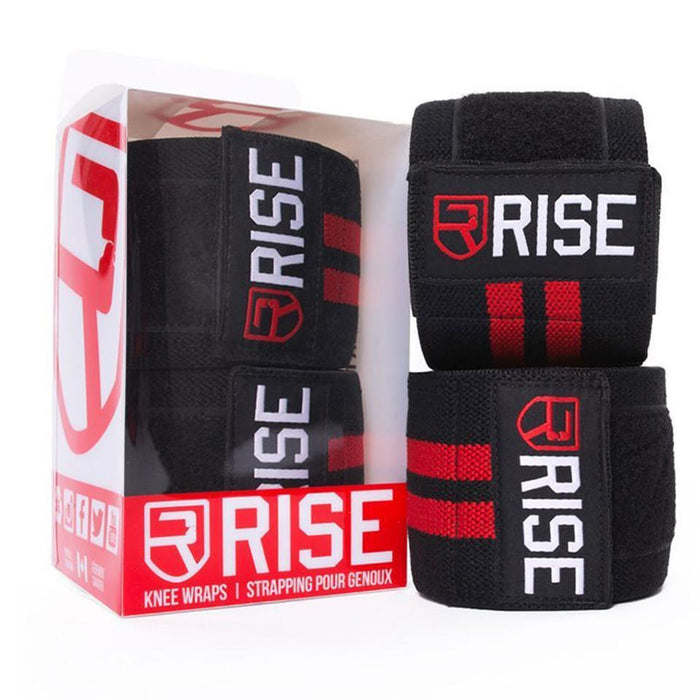 RISE Knee Wraps Black Edition