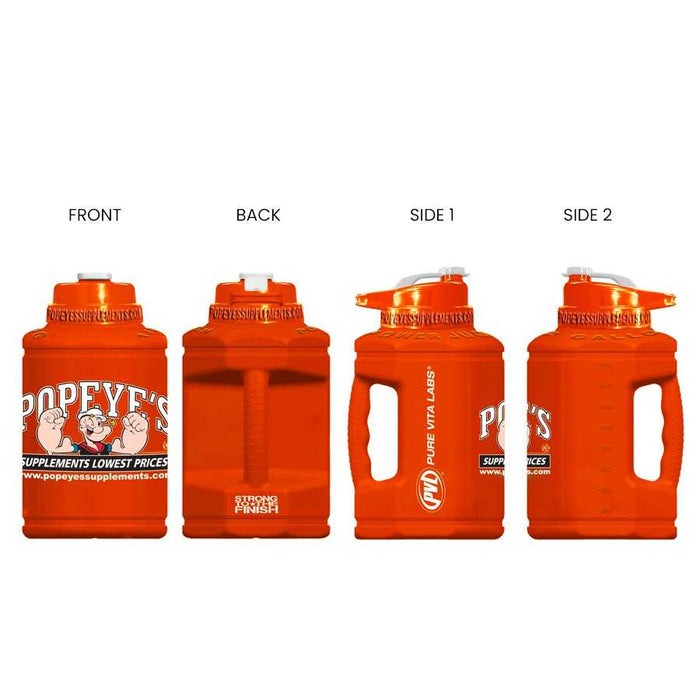 Popeye's Power Jug PVL Co Brand 1/2 Gallon