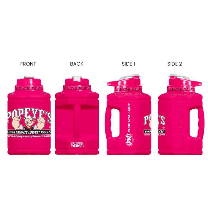 Popeye's Power Jug PVL Co Brand 1/2 Gallon