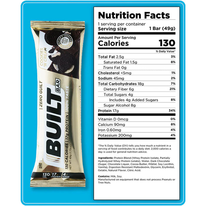 Built Bar Protein and Energy Box of 12